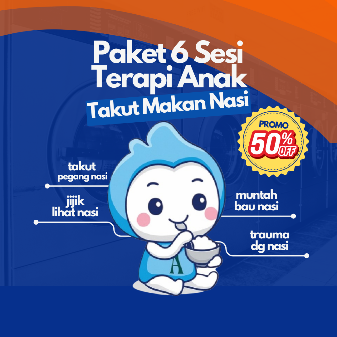 Hipnoterapi Anak Takut Nasi 6 Sesi