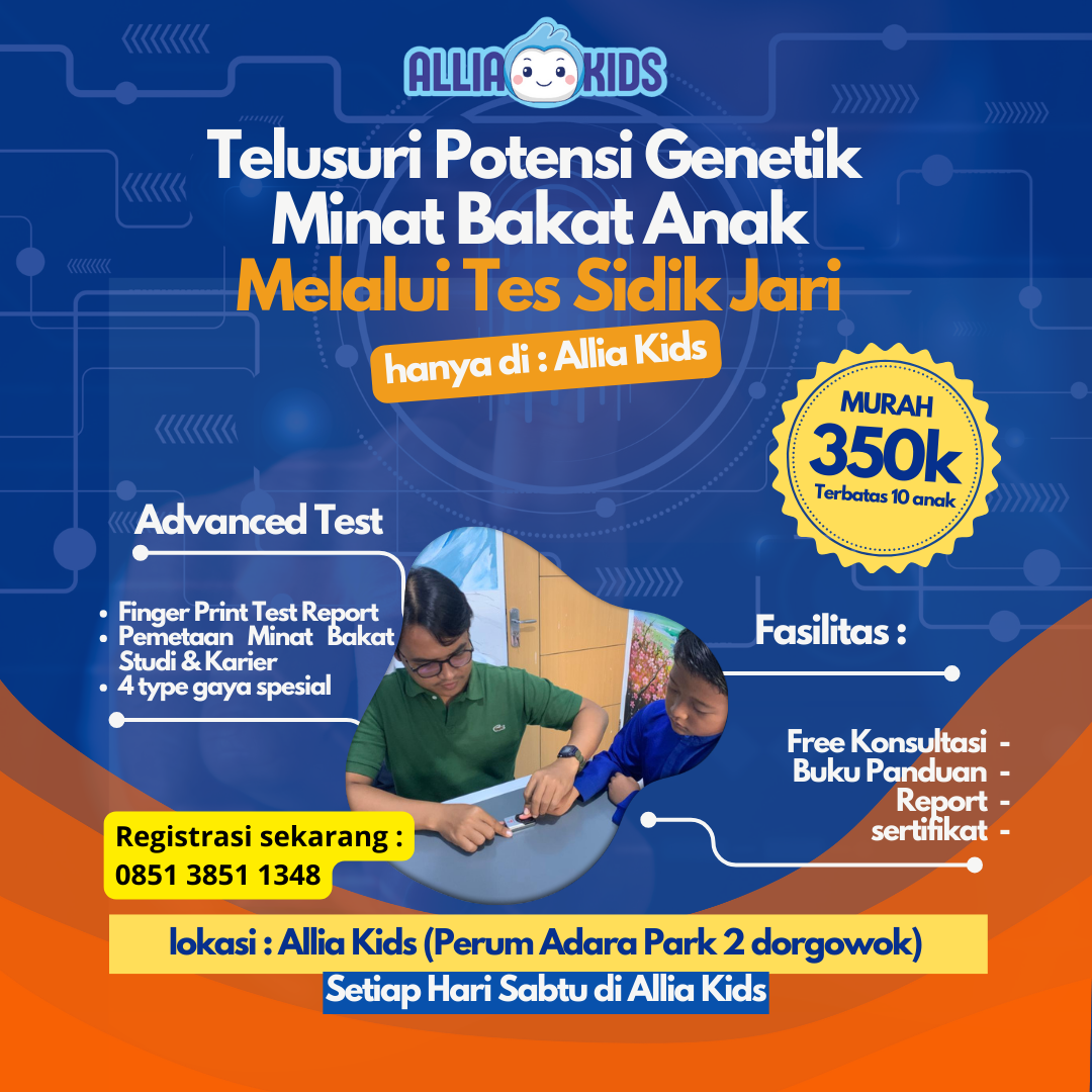 Test Finger Print Sidik Jari Bakat